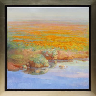 Flor morena en el ocaso